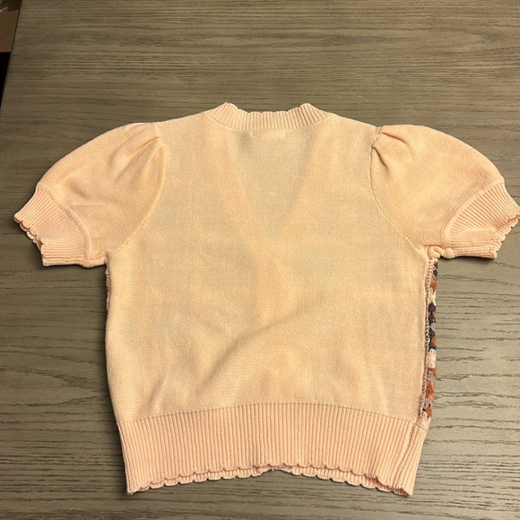 Design History Crochet Geometric Short-Sleeve Cardigan Granny-square size M - Picture 6 of 9